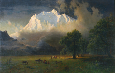 Mount Adams, Washington, by Albert Bierstadt