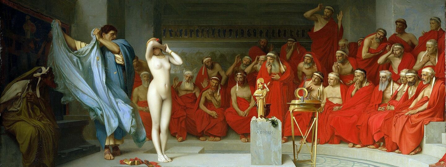 Phryne before the Areopagus, by Jean-Léon Gérôme