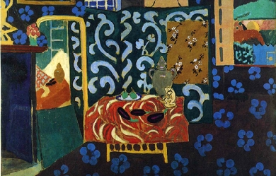 Still Life with Eggplants, by Henri Matisse 