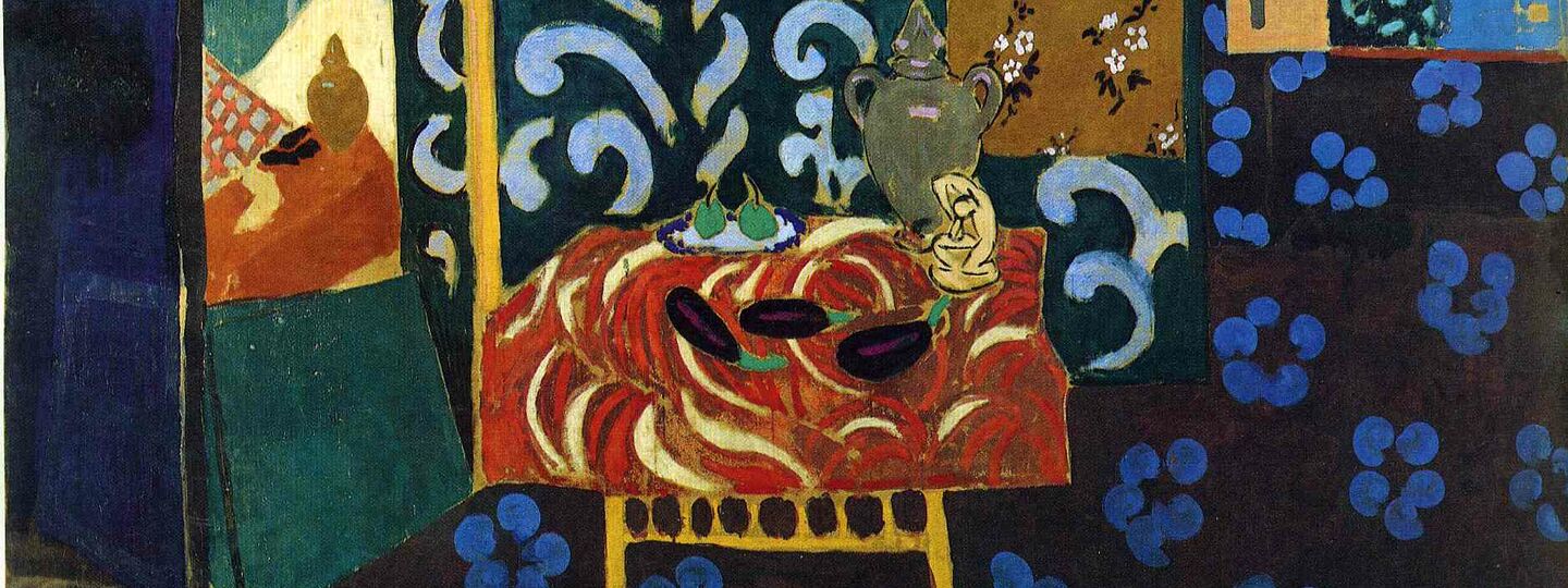 Still Life with Eggplants, by Henri Matisse 