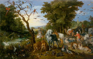 The Entry of the Animals into Noah's Ark, by Jan Brueghel the Elder