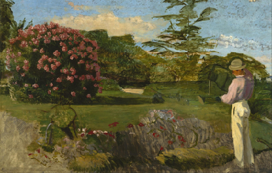 The Little Gardener, by Frédéric Bazille