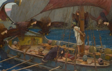 Ulysses and the Sirens, by John William Waterhouse