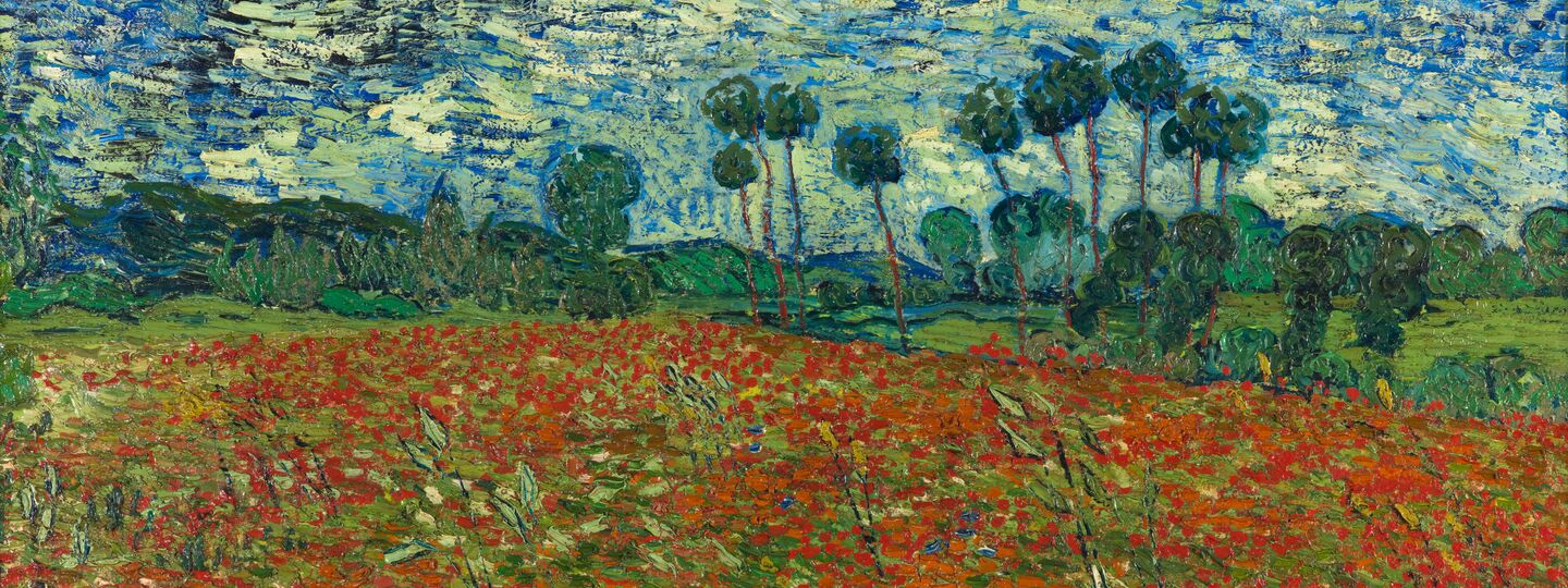 Poppy field, by Vincent van Gogh