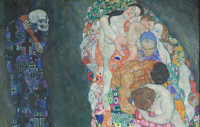 Death and Life, by Gustav Klimt