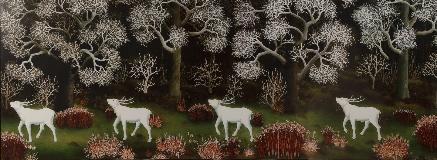 Deer's wedding, by Ivan Generalic