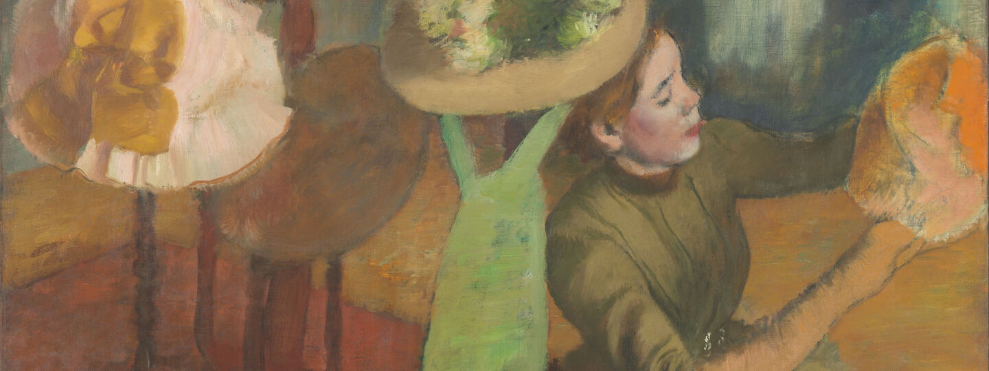 The Millinery Shop, by Edgar Degas