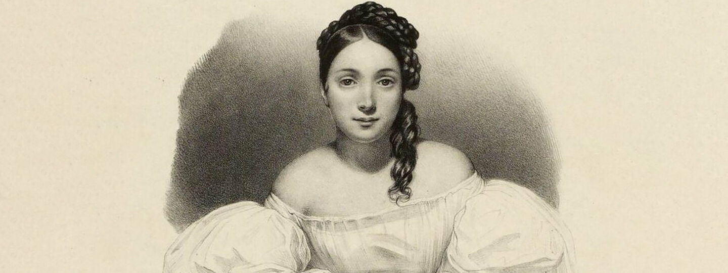 Portrait of Miss Juliette Drouet., by Alphonse-Léon Noël