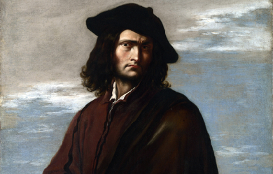 Self Portrait, by Salvator Rosa