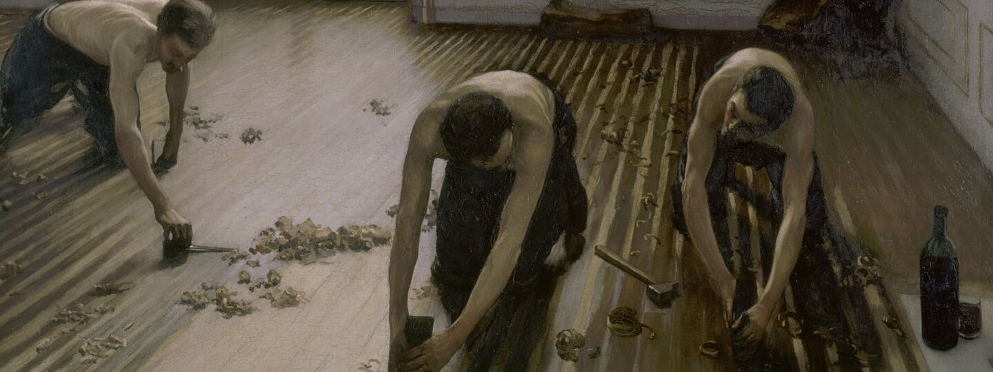 The Floor Planers, by Gustave Caillebotte