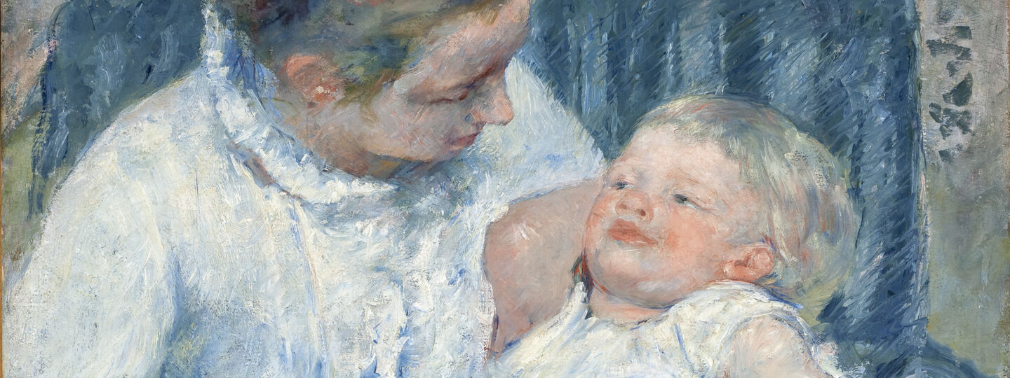 Mother About to Wash Her Sleepy Child, by Mary Cassatt