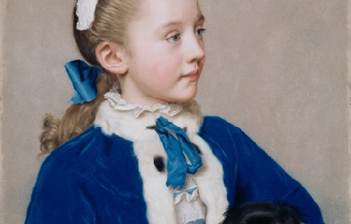 Portrait of Maria Frederike van Reede-Athlone at Seven Years of Age, by Jean-Étienne Liotard