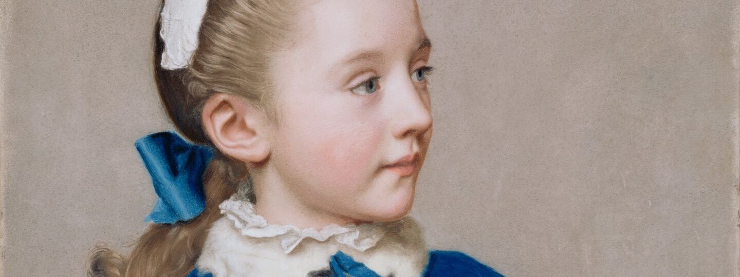 Portrait of Maria Frederike van Reede-Athlone at Seven Years of Age, by Jean-Étienne Liotard