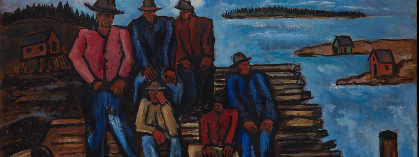 Lobster Fishermen, by Marsden Hartley