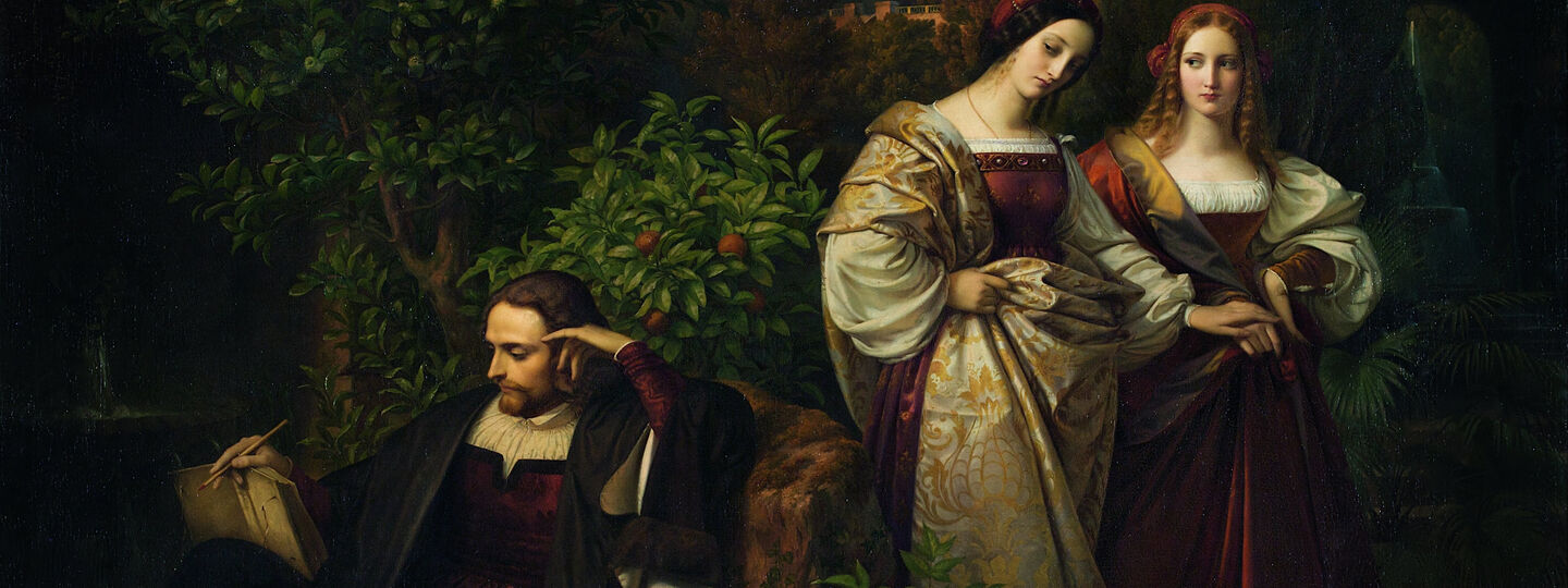 Torquato Tasso and the Two Leonores, by Karl Ferdinand Sohn