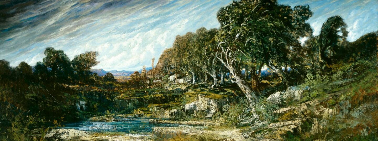 The Gust of Wind, by Gustave Courbet