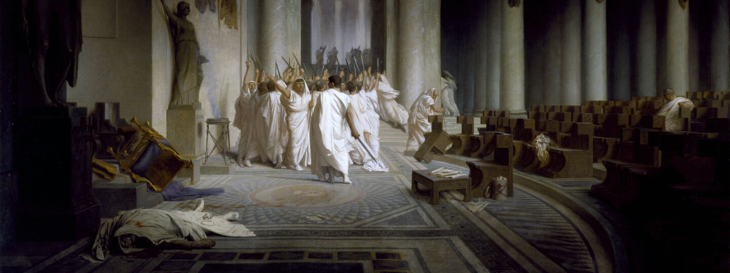 The Death of Caesar, by Jean-Léon Gérôme