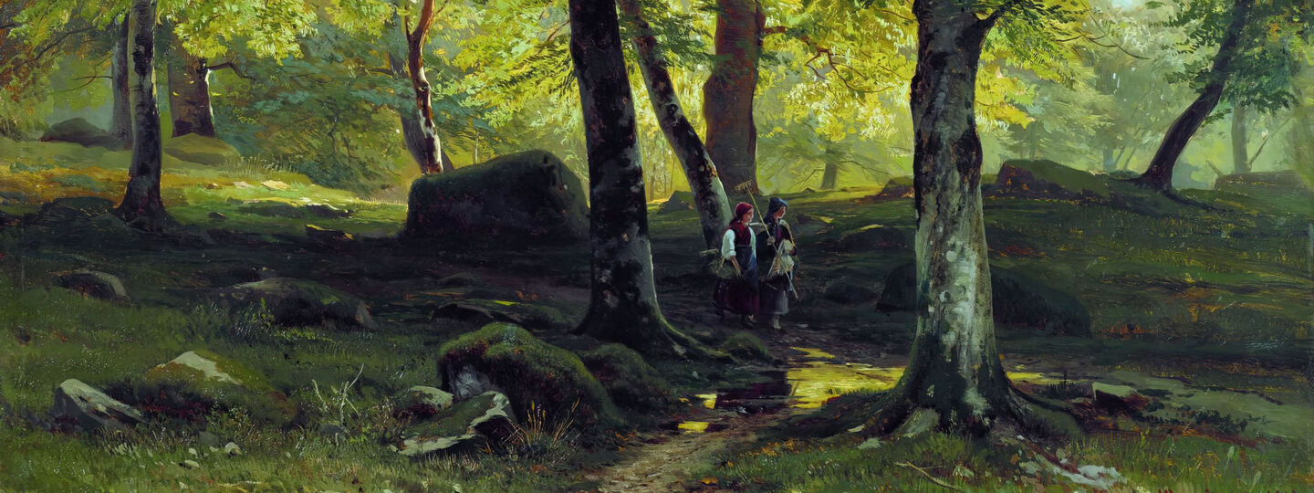 In the Grove, by Ivan Shishkin