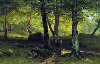 In the Grove, by Ivan Shishkin