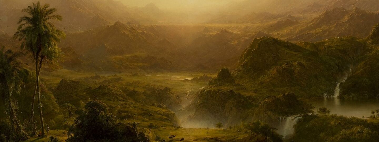 The Andes of Ecuador, by Frederic Edwin Church