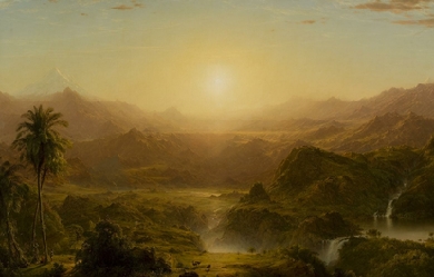 The Andes of Ecuador, by Frederic Edwin Church