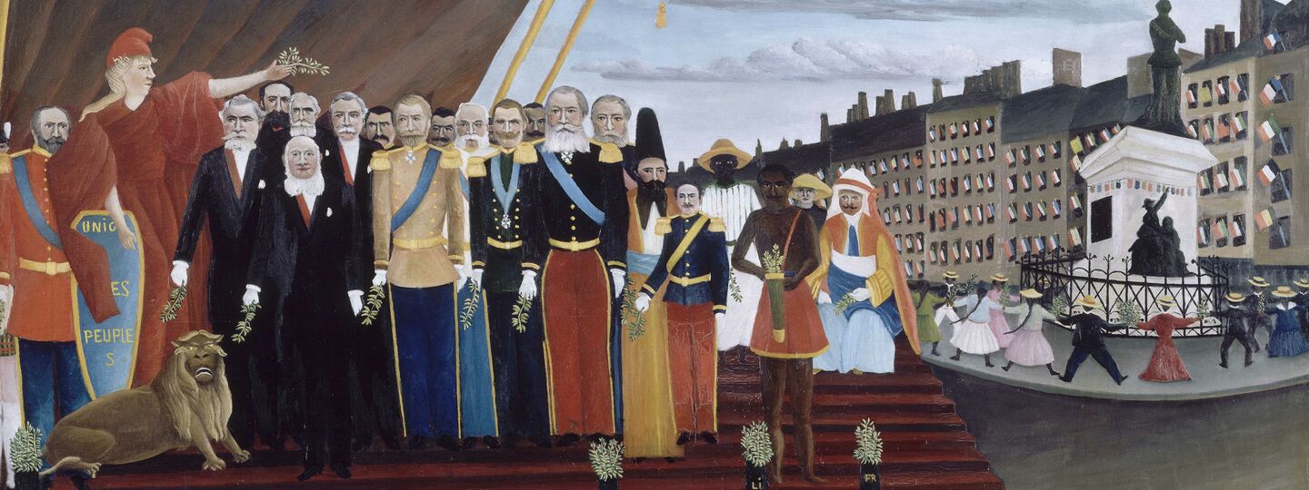 The Representatives of Foreign Powers Coming to Greet the Republic as a Sign of Peace, by Henri Rousseau