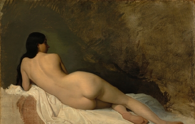 Study of a Reclining Nude, by Isidore Pils