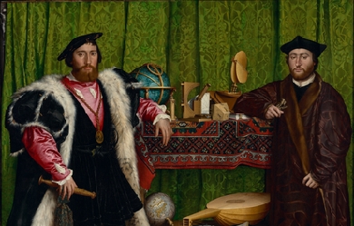 The Ambassadors, by Hans Holbein the young