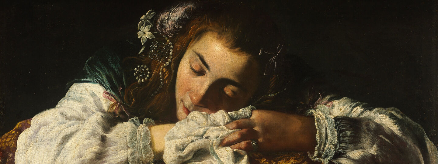 Sleeping Girl, by Domenico Fetti