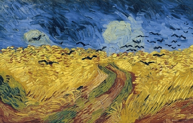 Wheatfield with Crows, by Vincent van Gogh