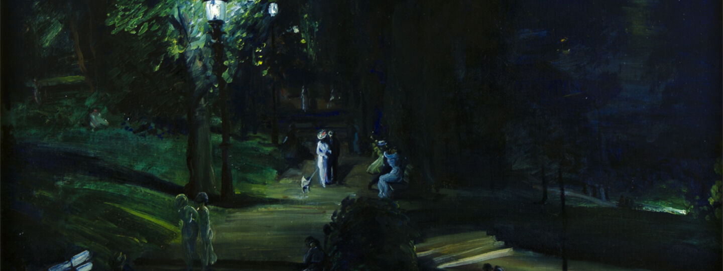 Summer Night, Riverside Drive, by George Wesley Bellows