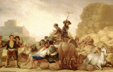 The Threshing Floor, by Francisco de Goya