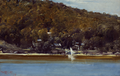 The camp, Sirius Cove, by Tom Roberts