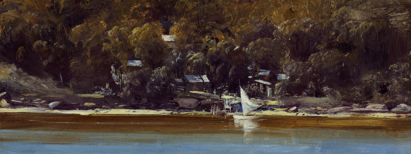 The camp, Sirius Cove, by Tom Roberts