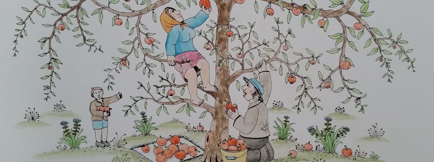 Apple picker, by Josip Generalic