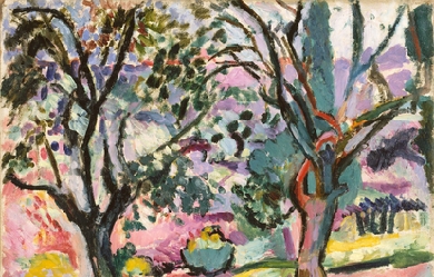 Olive trees in Collioure, by Henri Matisse 