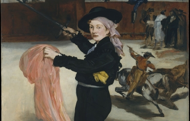 Mademoiselle V. . . in the Costume of an Espada, by Édouard Manet