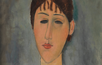 Portrait of Mme Zborowska, by Amedeo Modigliani