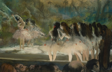 Ballet at the Paris Opéra, by Edgar Degas