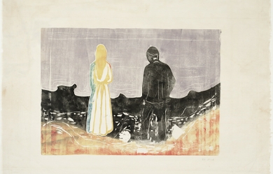 Two People. The Lonely Ones, by Edvard Munch