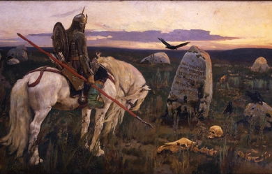 Knight at the Crossroads, by Viktor Vasnetsov