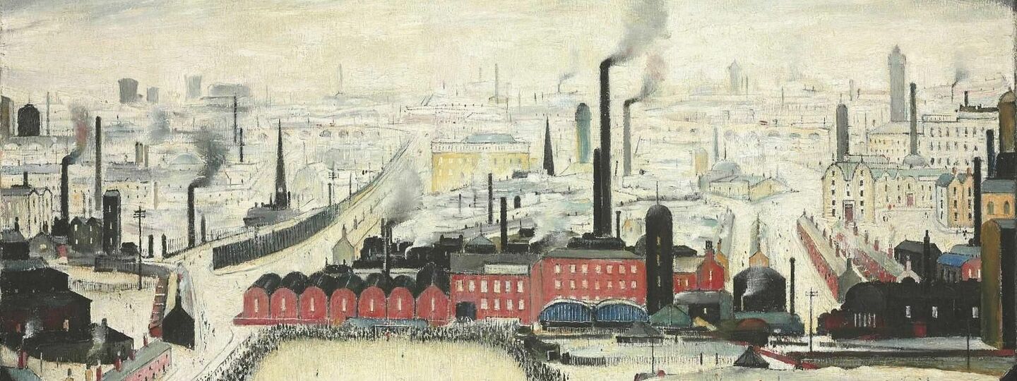 The Football Match, by Laurence Stephen Lowry