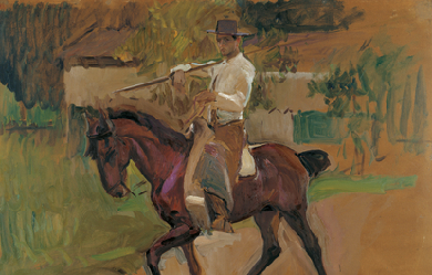 Garrochista, Seville, by Joaquín Sorolla y Bastida