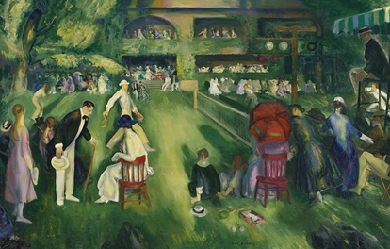 Tennis at Newport, by George Wesley Bellows 