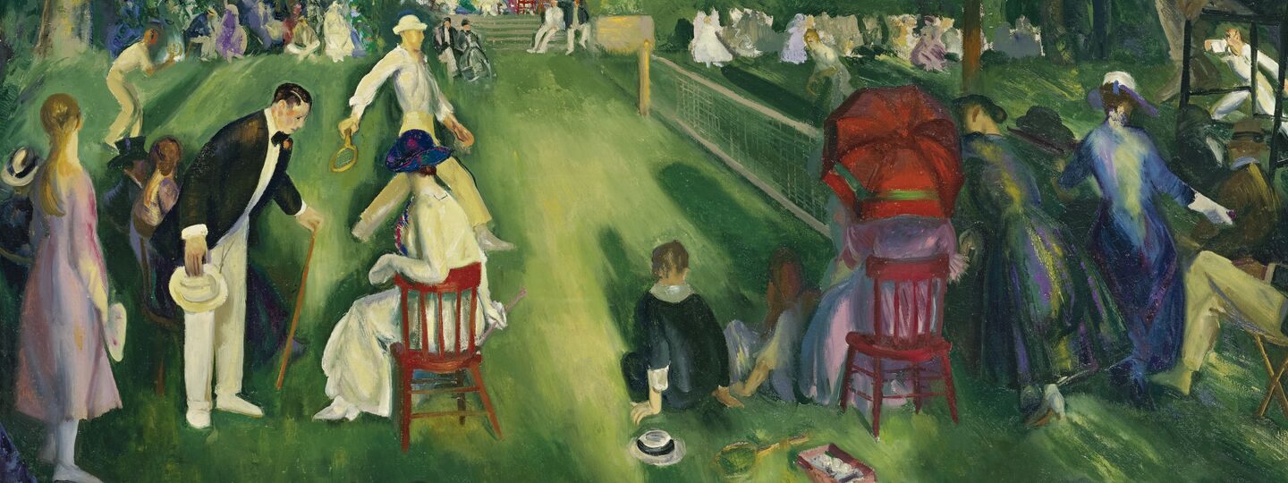 Tennis at Newport, by George Wesley Bellows 