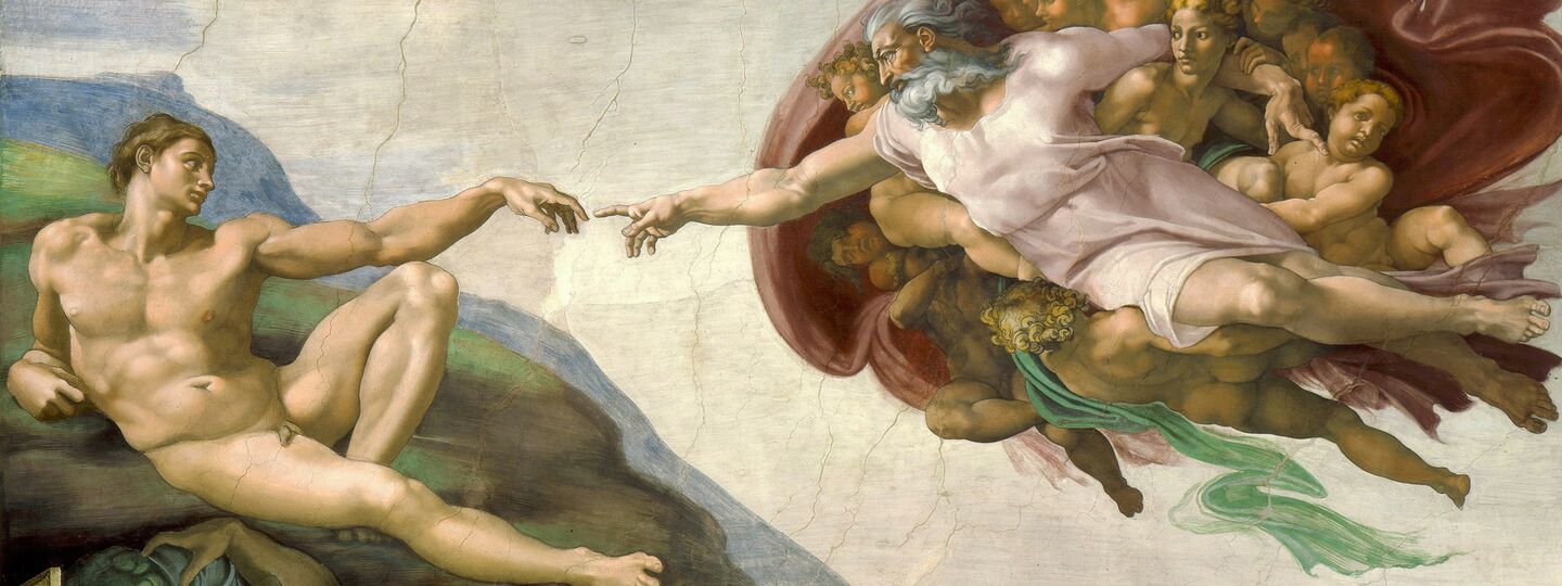 The Creation of Adam, by Michelangelo