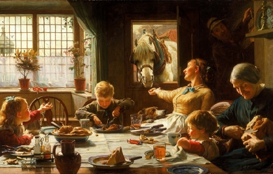 One of the Family, by Frederick George Cotman