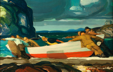 The Big Dory, by George Bellows