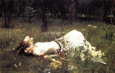 Ophelia, by John William Waterhouse