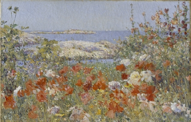 Celia Thaxter's Garden, Isles of Shoals, Maine, by Childe Hassam